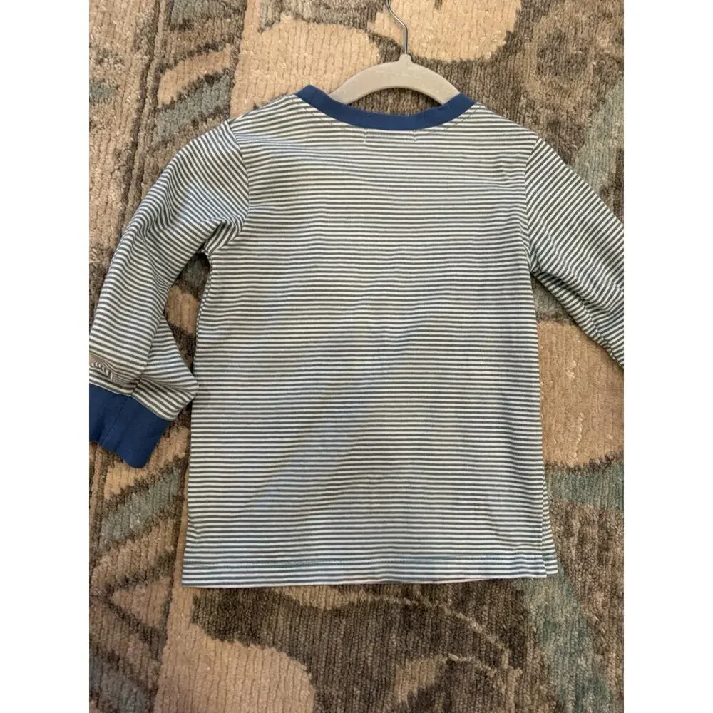 Ishtex Boys Long Sleeve Truck Appliqué Tee 3T